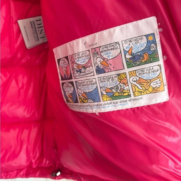 Moncler Hot Pink Puffer Jacket